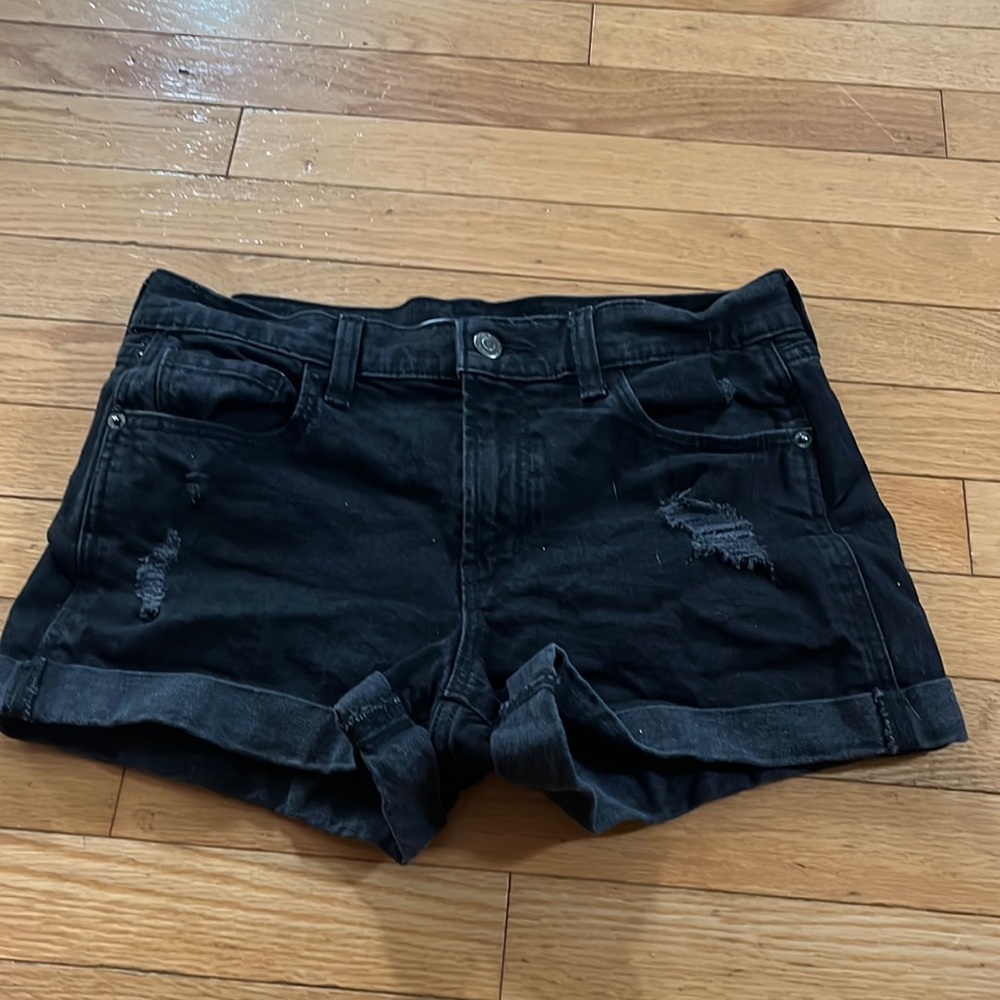 Black Old Navy Boyfriend Shorts